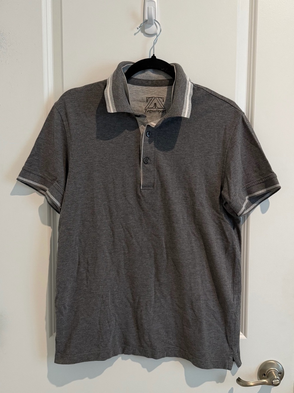 Zegna Sport Men's Gray Polo Shirt (M)